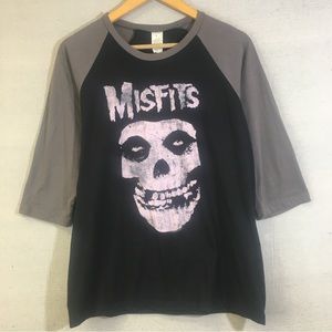 2017 Glenn Danzig Misfits Womens Quarter Sleeve T Shirt